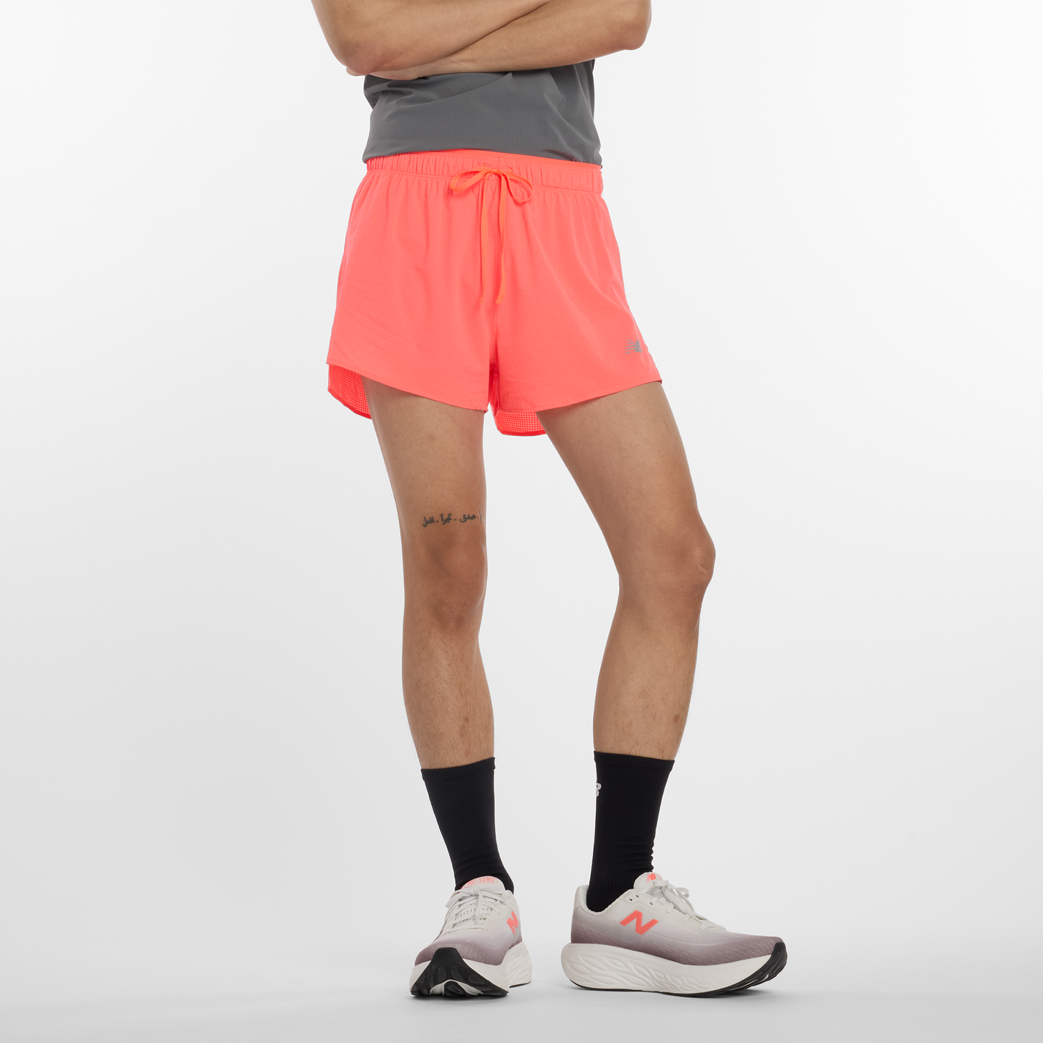 Къси панталони New Balance Impact Run 3 Inch Short Оранжево
 | NBMS51283URR, 0