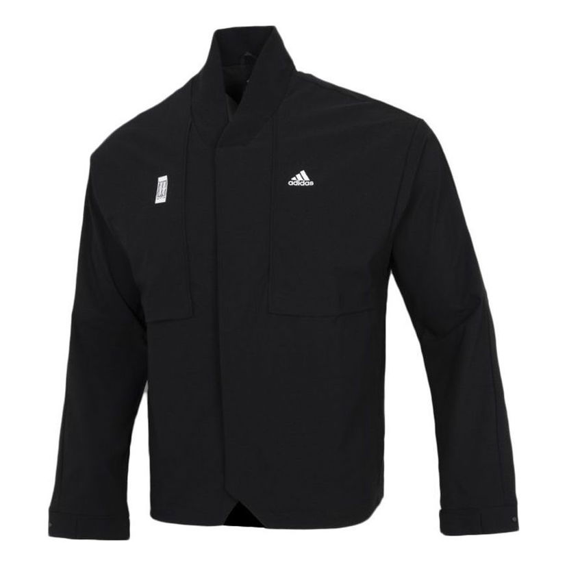 Яке adidas Originals Splicing Athleisure Casual Jacket Черно | H39338