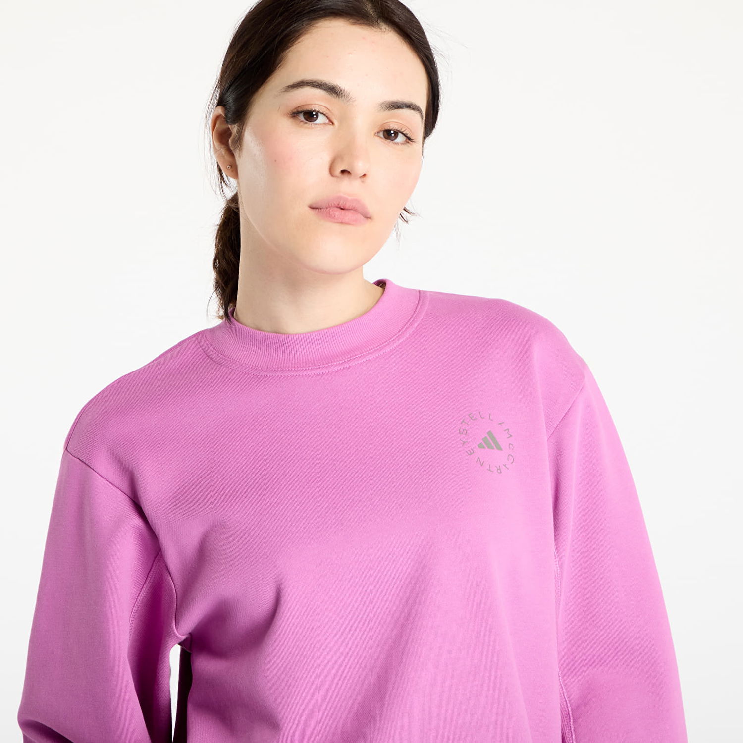 Суитчър adidas Performance adidas by Stella McCartney Regular Sweatshirt Розово | JJ0151, 1