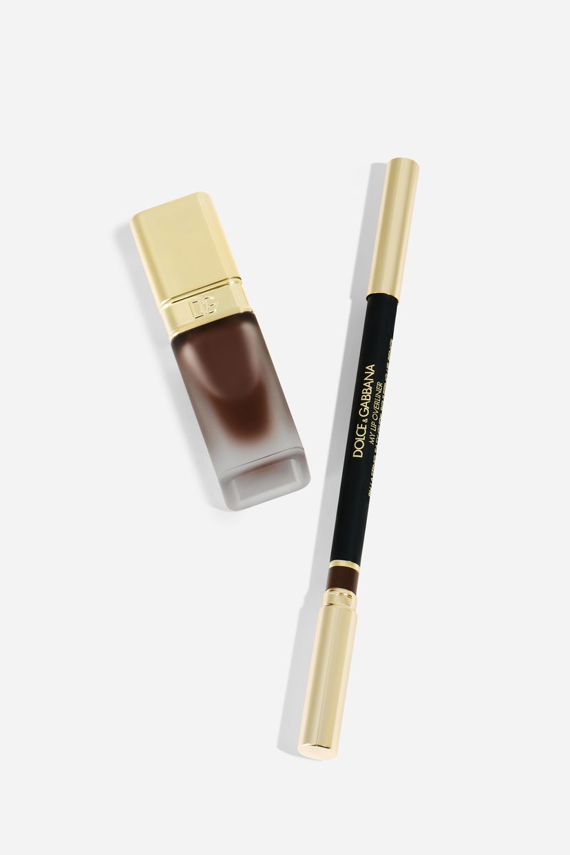 Аксесоари Dolce & Gabbana Dolce & Gabbana Fresh Summer Lip Kit: Lip Liner & Lip Oil Кафяво | MKUPLIP0019V0001