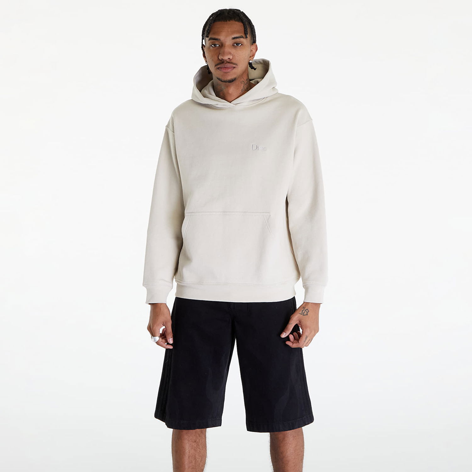 Суитчър Dime Classic Small Logo Hoodie Fog Сиво | DIMESP2411FOG, 0