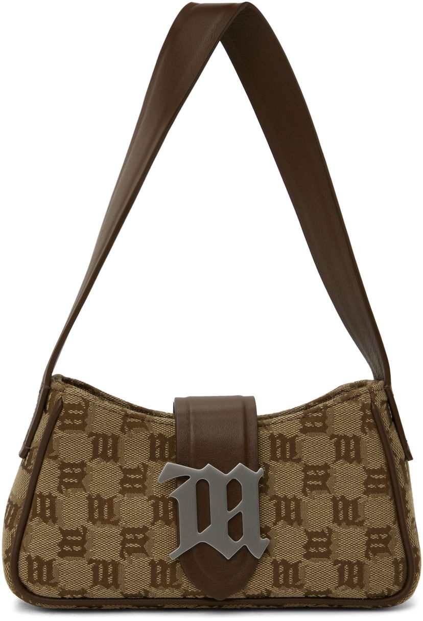 Чанта през рамо MISBHV Jacquard Monogram Mini Bag Кафяво | 240A403