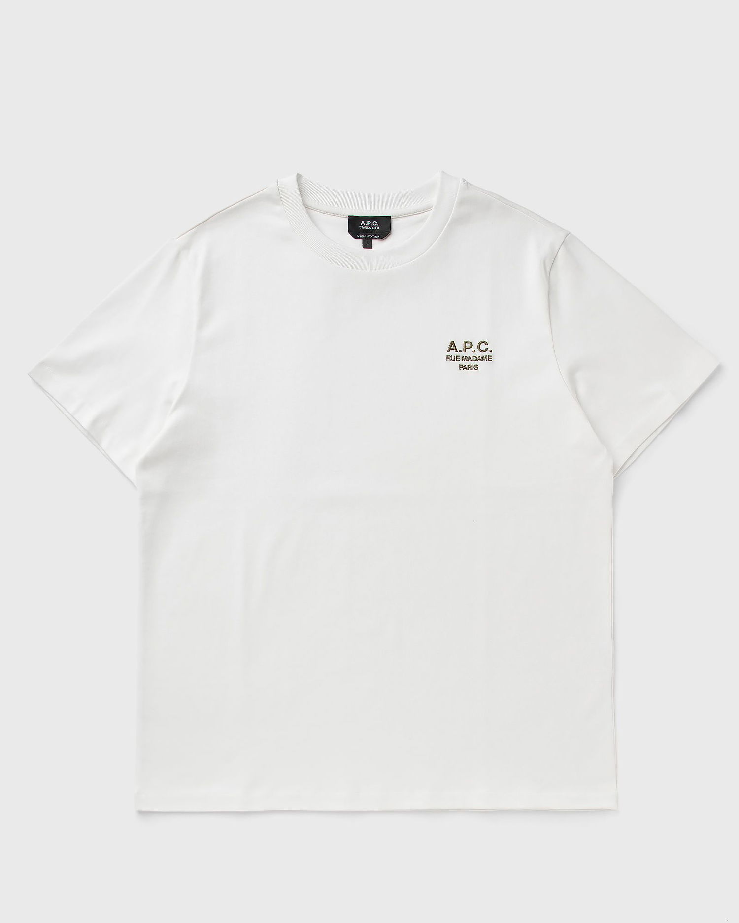Тениска A.P.C. A.P.C. Rue Madame T-Shirt Бяло | COHBU-M26388-TAF, 1