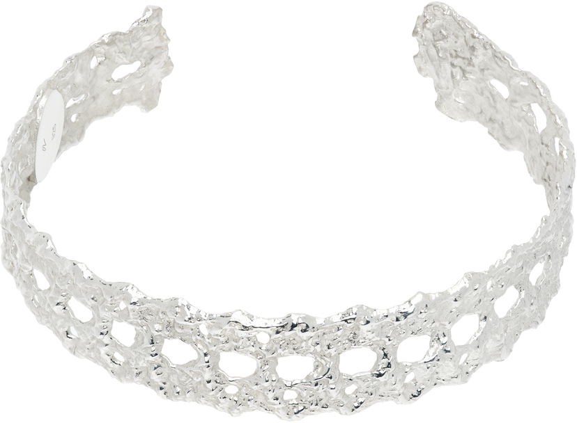 Гривна OUR LEGACY Abstract Lace Bangle Bracelet Металик | A4248AS