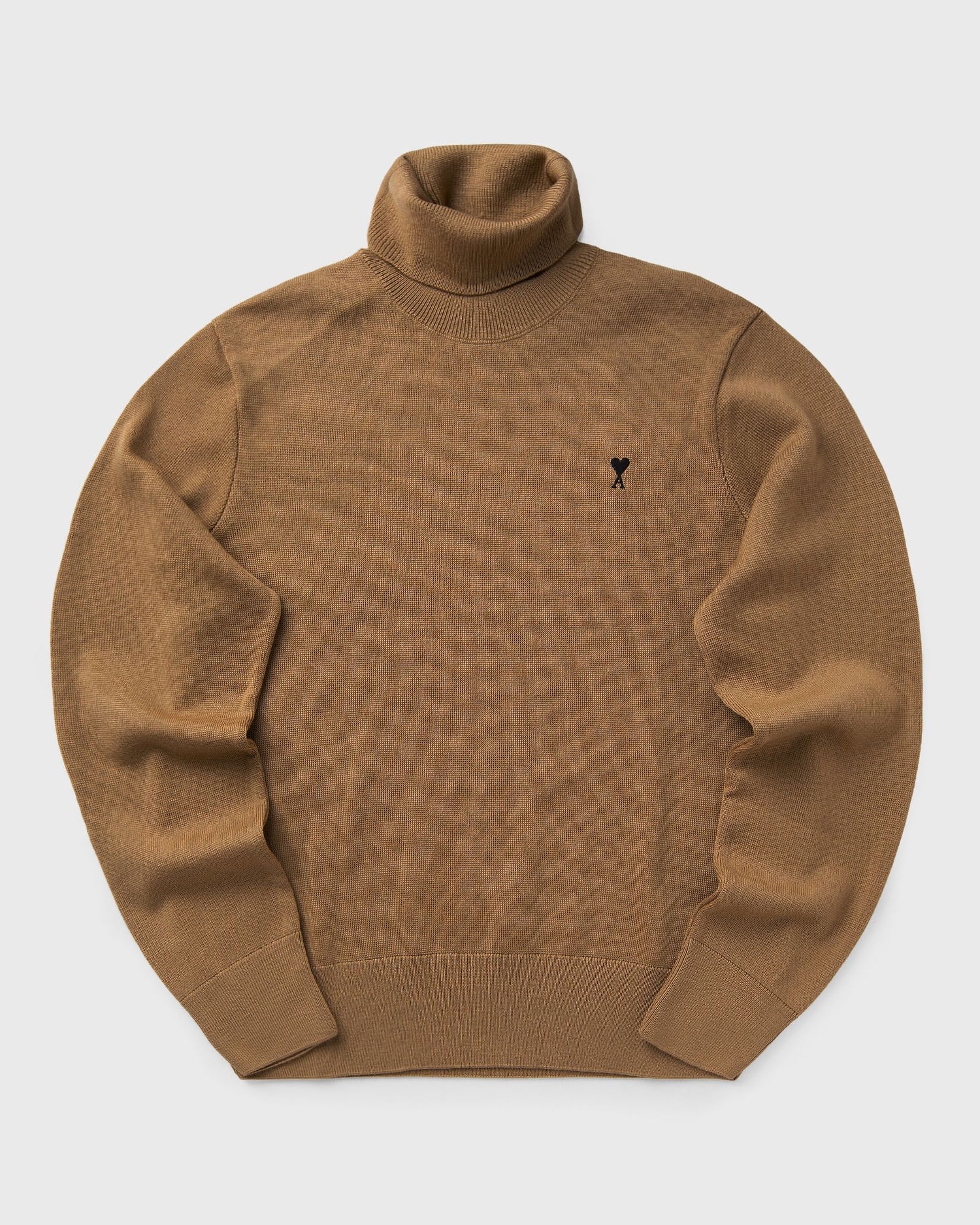 Пуловер AMI AMI De Coeur Turtleneck Sweater Кафяво | HKS827.001-288, 1