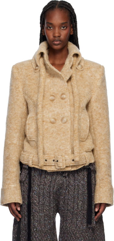 Яке Ottolinger Ottolinger High Collar Jacket Бежово | 2223060401, 0