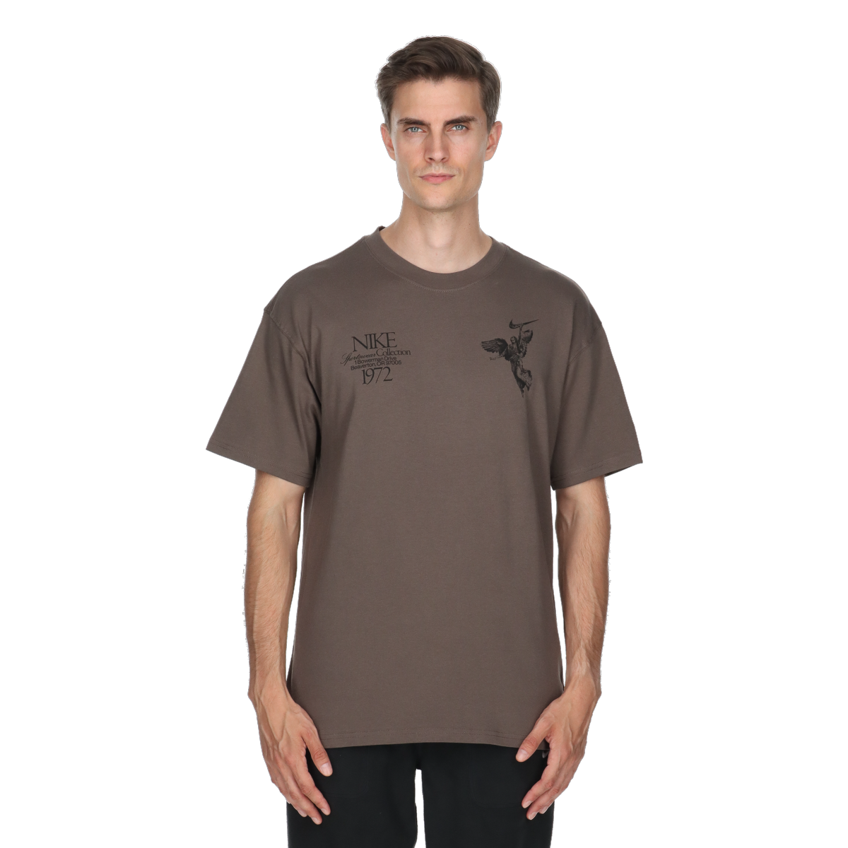 Тениска Nike NSW Wings Victory Short Sleeve Graphic T-Shirt Кафяво | HV0167-004, 0
