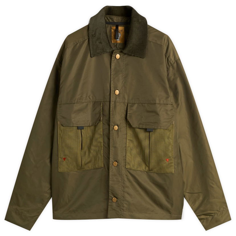 Яке Brain Dead Brain Dead Cropped Chore Jacket, Size Large Зелено | BDF25O000046-GRN