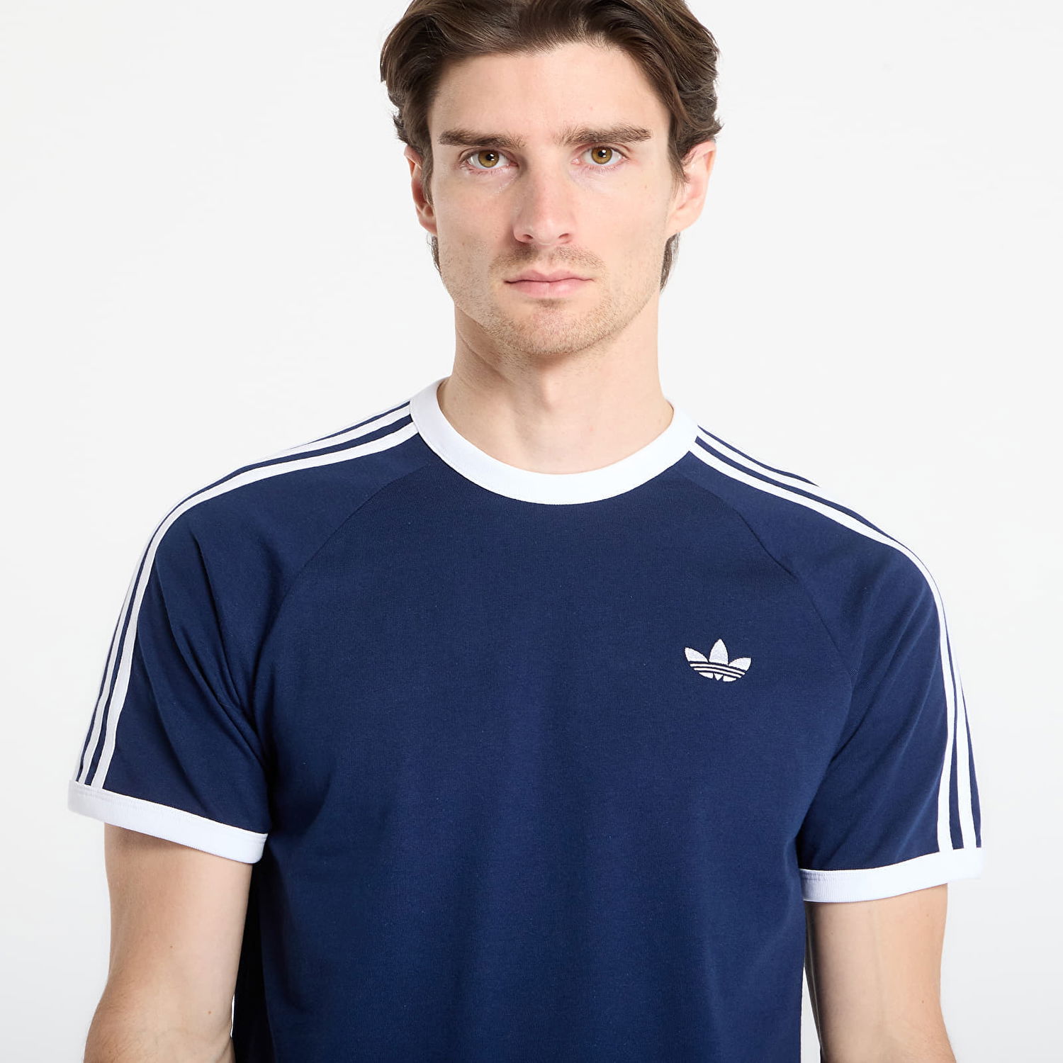 Тениска adidas Performance 3 Stripes T-Shirt Тъмно синьо | KE3536, 1