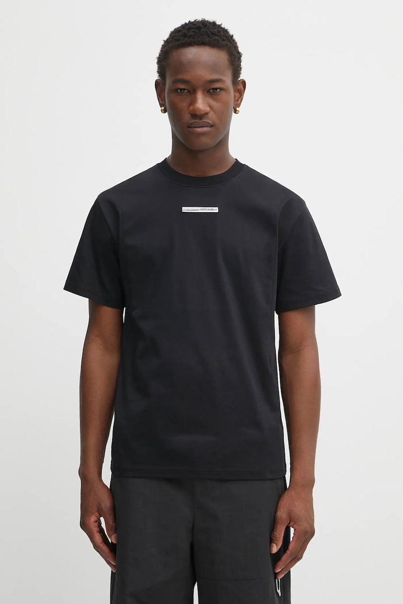 Тениска HELIOT EMIL Heliot Emil Cotton T-Shirt Черно | PREAW25.M.09.139.BLK01