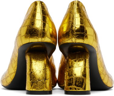 Кецове и обувки Dries Van Noten Dries Van Noten Square Toe Heels Металик | WS251-1551-208, 1