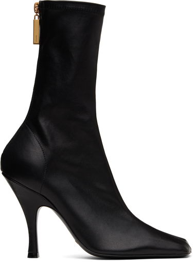 Кецове и обувки Khaite KHAITE Eva Mid Calf Boots Черно | F1097-836, 0