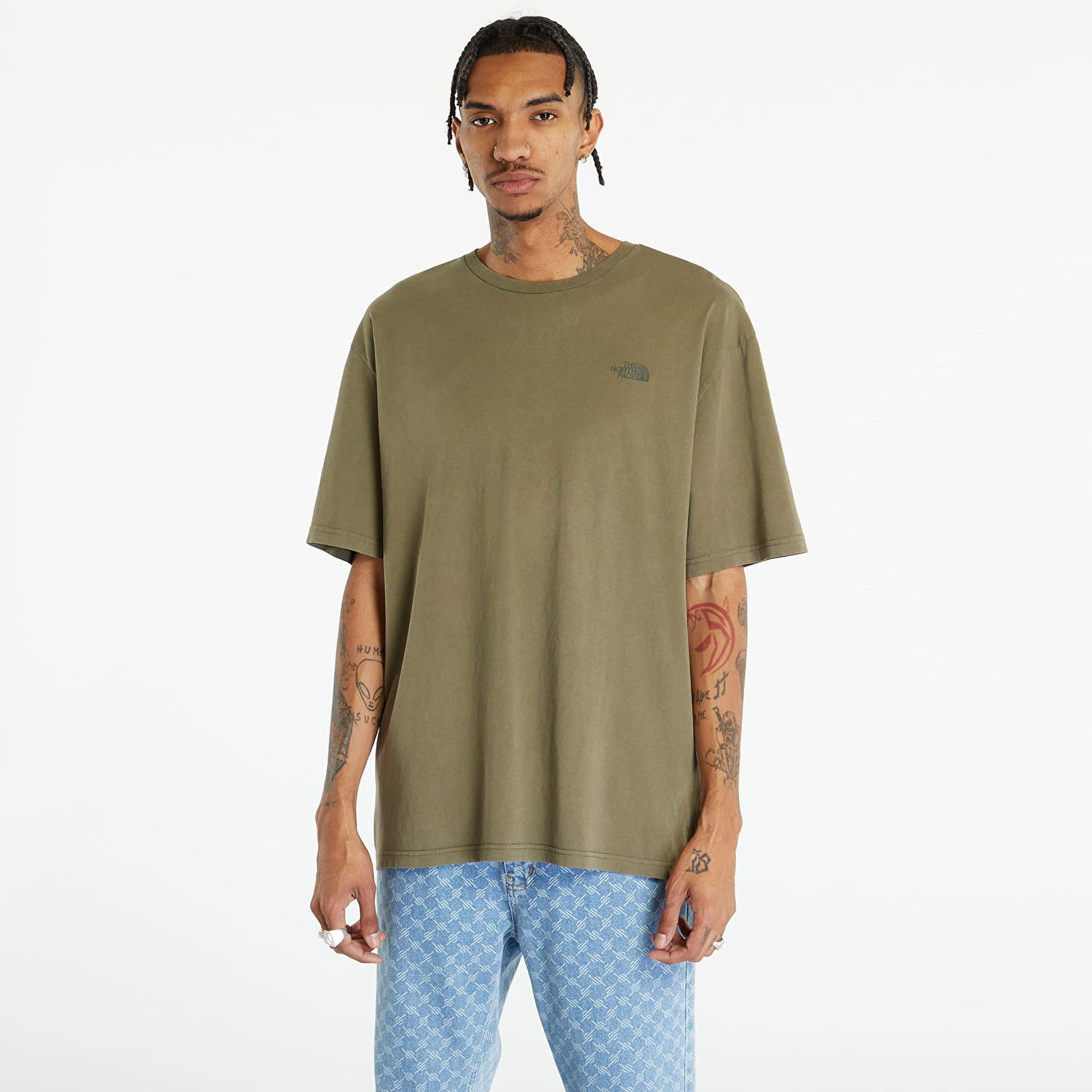 Тениска The North Face Heritage Dye Pack Logowear Tee Зелено | NF0A826Q21L1, 0