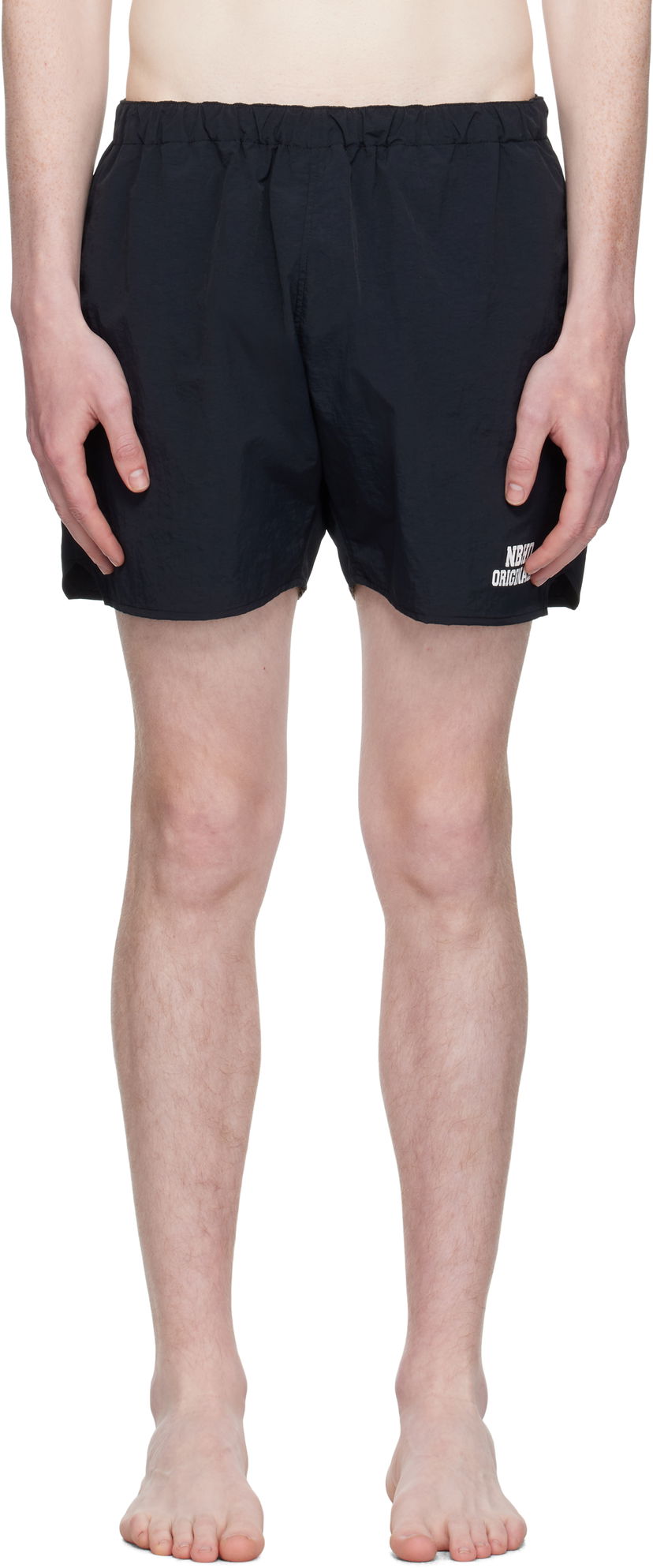 Бански Neighborhood Neighborhood Recycled Nylon Swim Shorts Черно | 251TSNH-PTM01