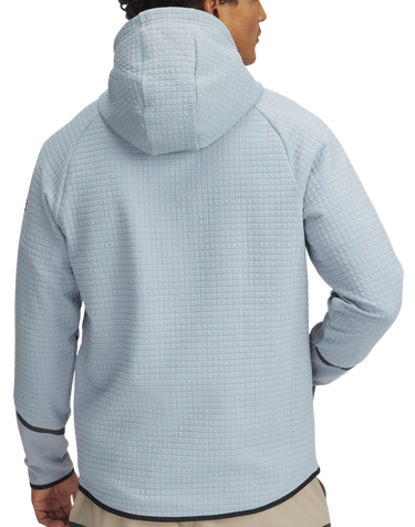 Суитчър Under Armour Unstoppable Fleece Grid Full-Zip Hoodie Синьо | 1386543-465, 1