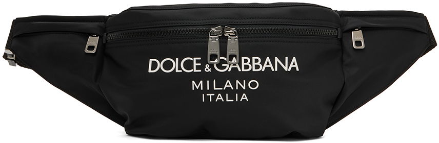 Чанта за кръста Dolce & Gabbana Black Sicilia DNA Pouch Черно | BM2194AG182, 0