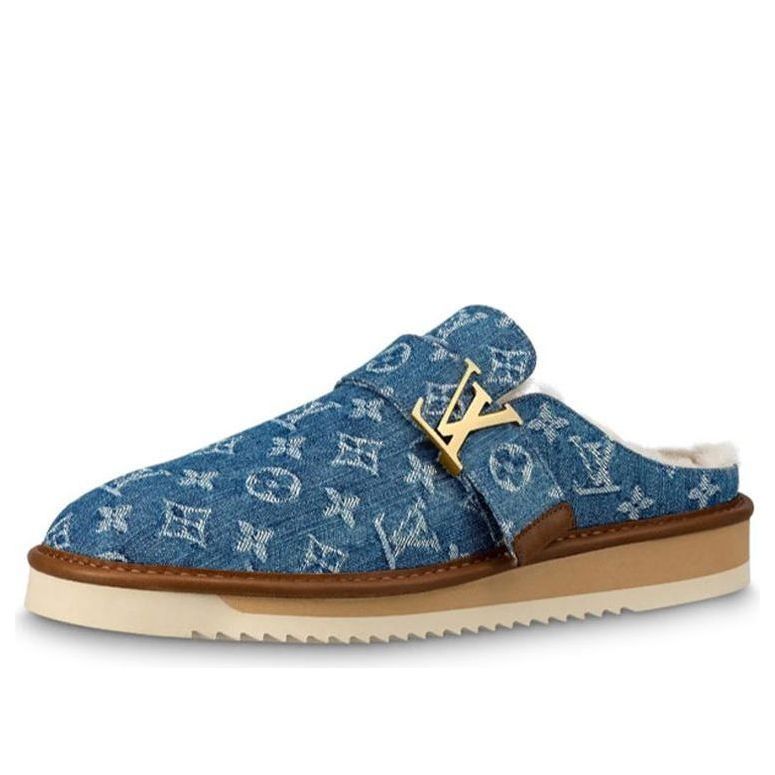 Кецове и обувки Louis Vuitton Nigo Cosy Mules Синьо | 1A81G9