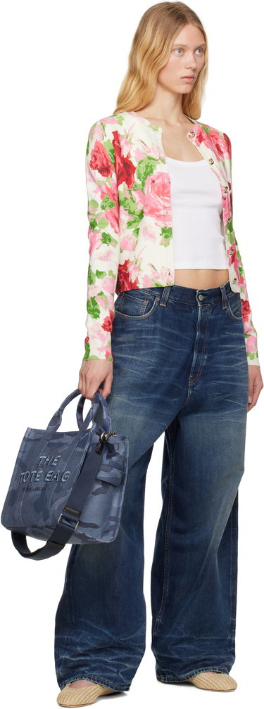 Голяма пазарска чанта Marc Jacobs Marc Jacobs 'The' Camo Jacquard Medium Tote Bag Синьо | 2S4HTT002H03, 3