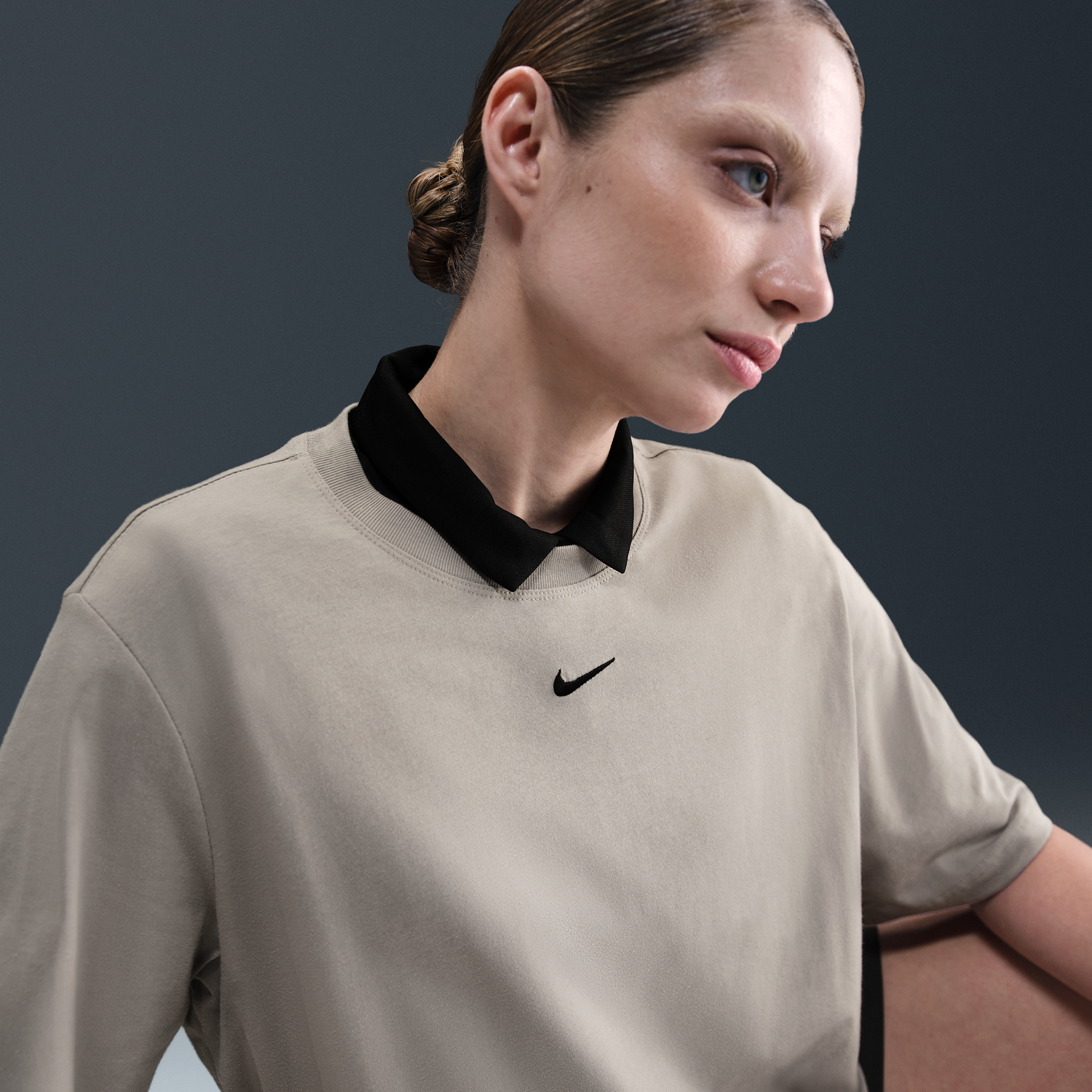 Поло тениска Nike Nsw Essential Relaxed Fit Polo T-Shirt Бежово | FD4149-009, 1