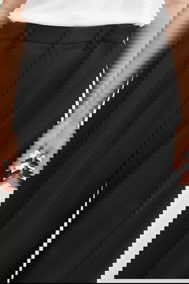 Панталони Maison Margiela MM6 Maison Margiela Wide High Waist Pants Черно | S52KA0539.M35227.900, 3