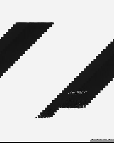 Шал Off-White Glitch Bookish Knit Scarf Black Черно | OMMA051F23KNI001 1001, 0