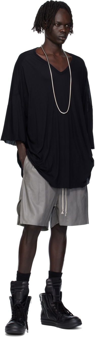 Тениска Rick Owens Rick Owens Concordians V Tommy T-Shirt Черно | RU02E1279 UC, 3