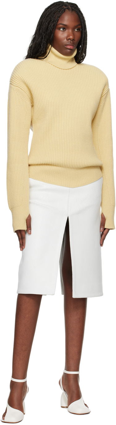 Пуловер Stella McCartney Long-Sleeve Turtleneck Sweater Жълто | 6K08703S2528, 3
