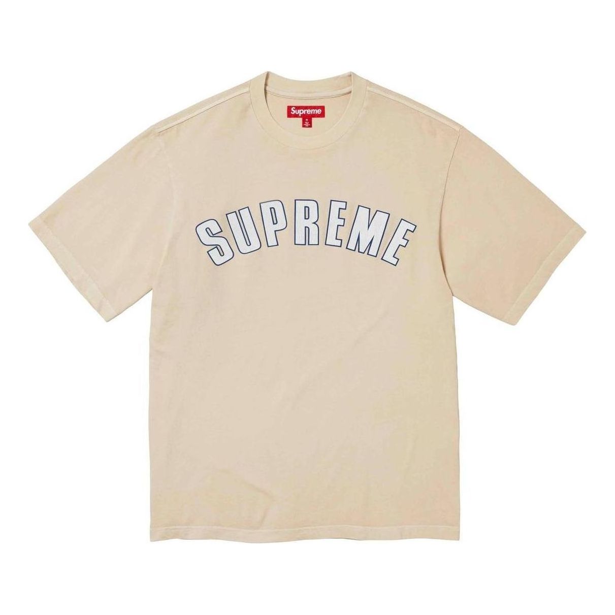 Тениска Supreme Cracked Arc Short Sleeve Graphic T-Shirt Бежово | SUP-SS24-055, 0