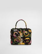 Dolce & Gabbana Dolce Box Floral Print Handbag