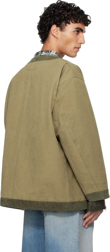 Яке R13 Cord Trimmed Chore Jacket Зелено | R13WD064-D374A, 2