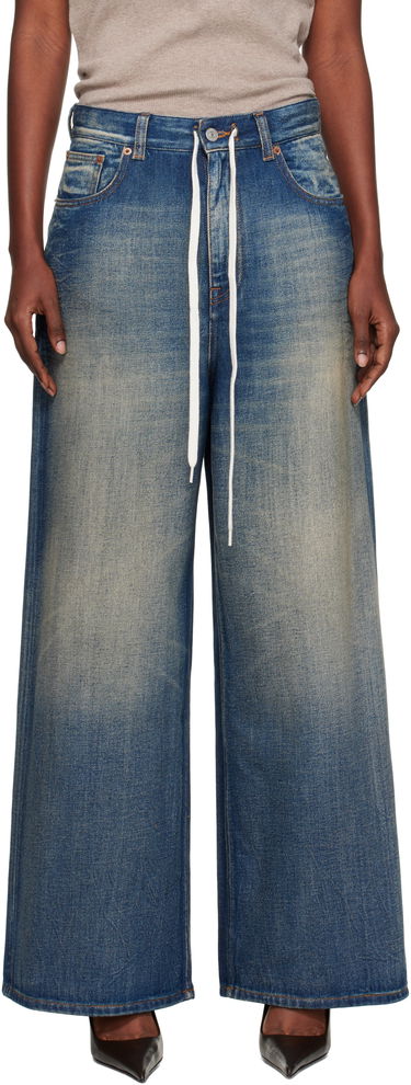 Дънки Maison Margiela MM6 Maison Margiela Wide-Leg Jeans Синьо | S52LA0262 M30017, 0