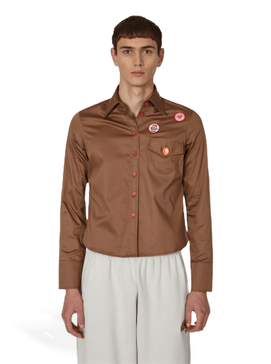 Риза CORMIO Katy Shirt Кафяво | CORKATYLSTEE BEIGE