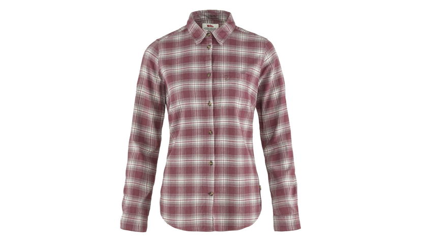 Риза FJÄLLRÄVEN Ovik Flannel Shirt Бургунди | F89833-410-021