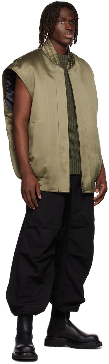 Пуловер We11done We11done Knitted Cotton Vest Зелено | WD-KV1-22-607-U-KK, 3