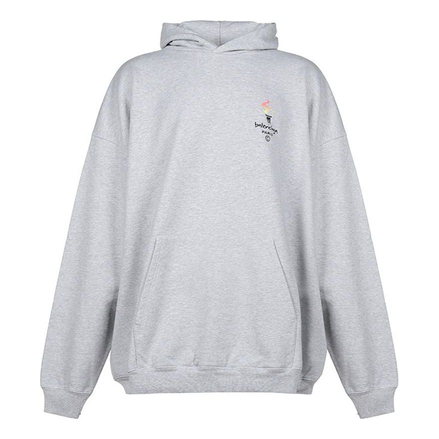 Суитчър Balenciaga Balenciaga Loose Fit Hoodie Сиво | 620973TIV451167, 0