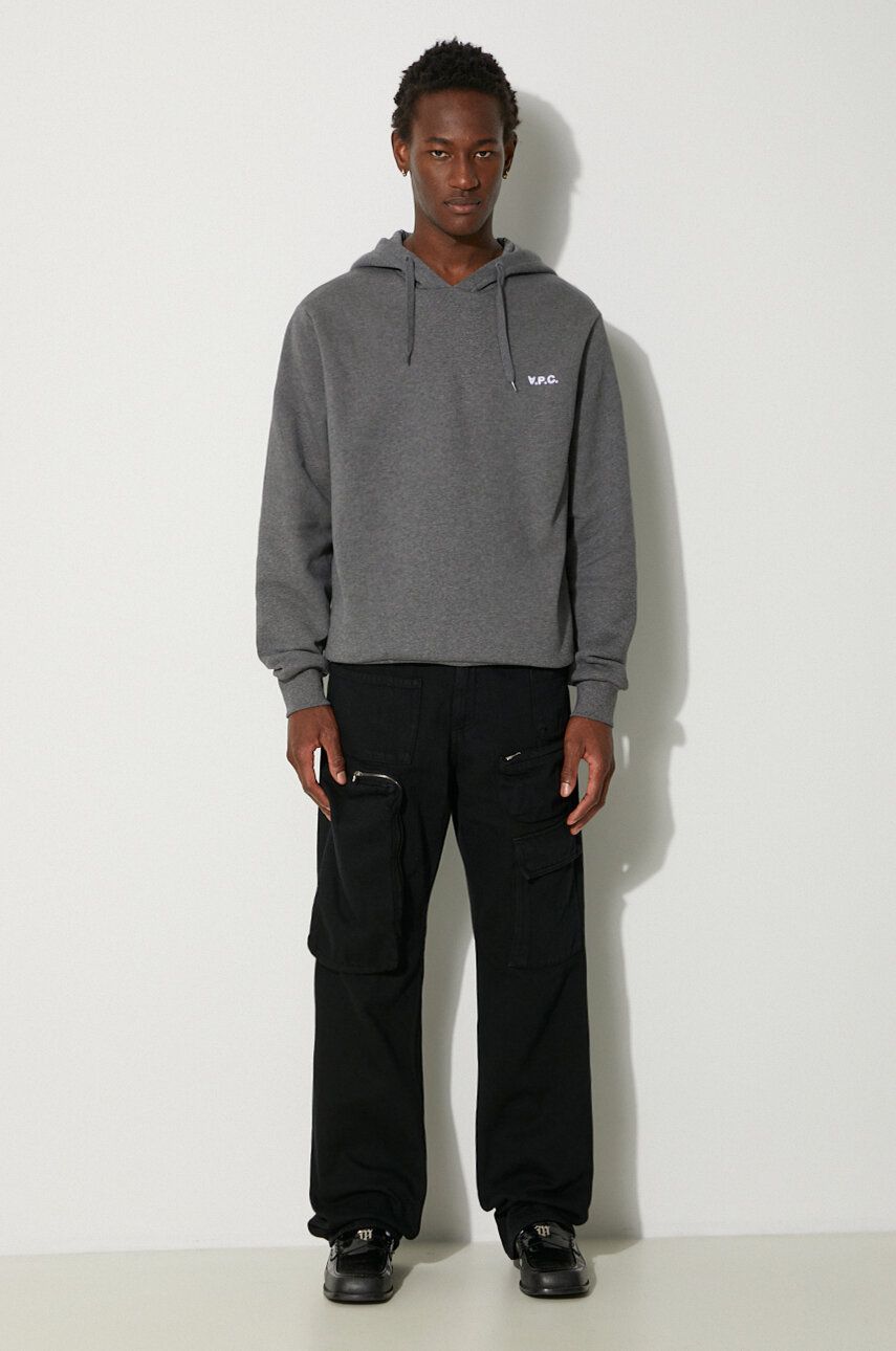Суитчър A.P.C. Boxy Petit Hoodie Сиво | COHBR.H27917.TPR, 1