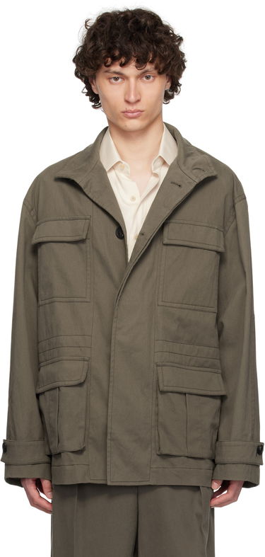 Яке FERRAGAMO Ferragamo Saharan Jacket Зелено | 782553, 0