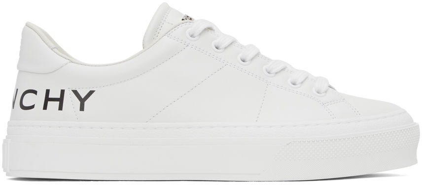 Кецове и обувки Givenchy White City Sport Бяло | BH005VH1GU, 0