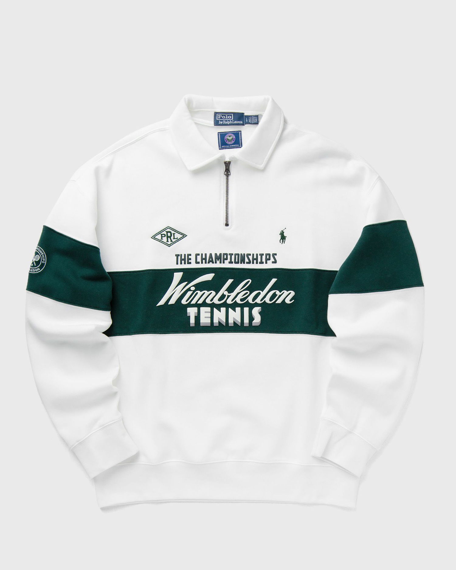 Суитчър Polo by Ralph Lauren Polo Ralph Lauren Wimbledon Tennis Championships Half-Zip Sweatshirt Бяло | 710970509001, 0