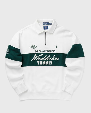 Суитчър Polo by Ralph Lauren Polo Ralph Lauren Wimbledon Tennis Championships Half-Zip Sweatshirt Бяло | 710970509001, 0