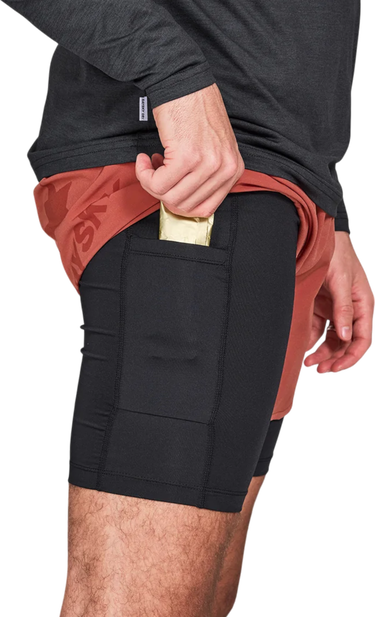Къси панталони Saysky Saysky 2 in 1 Pace Shorts Червено | nmrsh20c505, 1