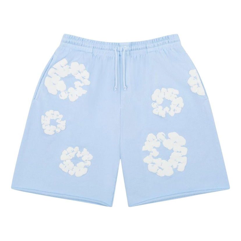 Къси панталони Denim Tears Denim Tears Cotton Wreath Sweat Shorts Синьо | FW24BRS0012