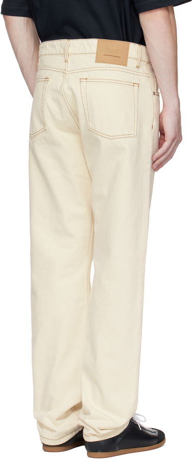 Дънки AMI AMI Paris Classic Fit Jeans Бежово | HTR001.DE0039, 2