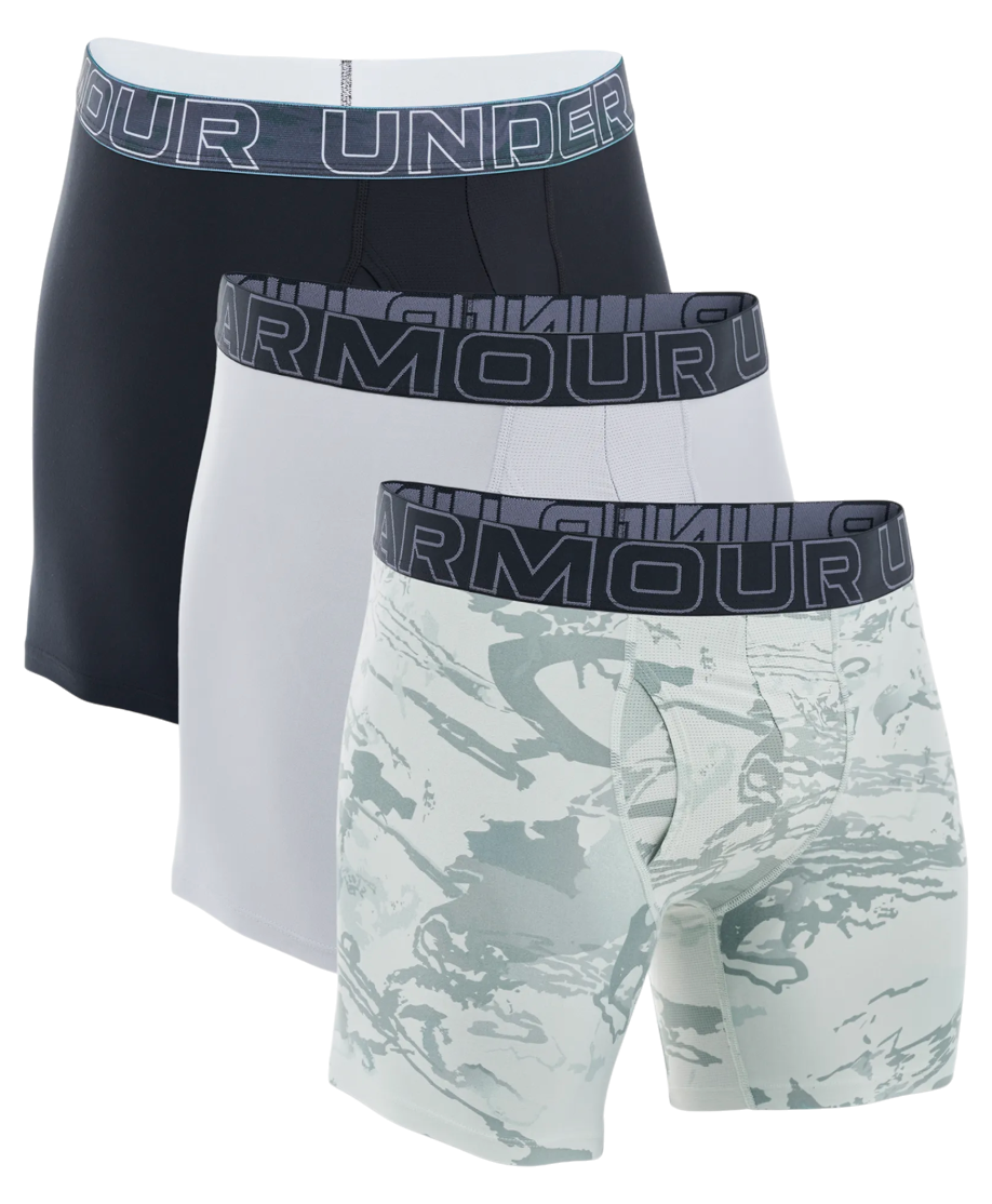 Боксерки Under Armour Under Armour UA Perf Tech Nov 6in Boxer Briefs - 3 Pack Многоцветен | 1383879-377, 0