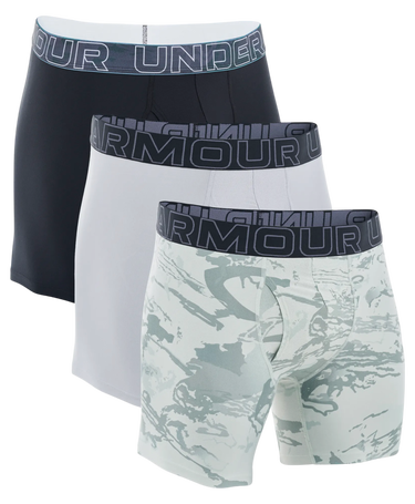 Боксерки Under Armour Under Armour UA Perf Tech Nov 6in Boxer Briefs - 3 Pack Многоцветен | 1383879-377, 0