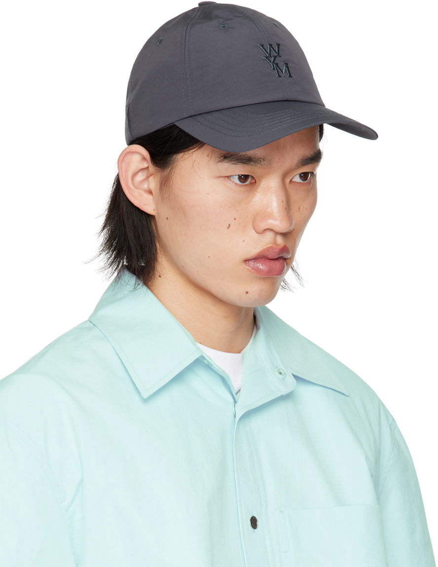 Шапка с козирка WOOYOUNGMI WOOYOUNGMI Ball Cap Сиво | W241AC54, 1