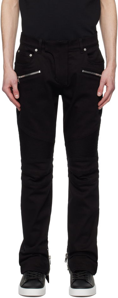 Дънки Balmain Balmain Slim-Fit Biker Jeans Черно | EH1MG115DF63, 0