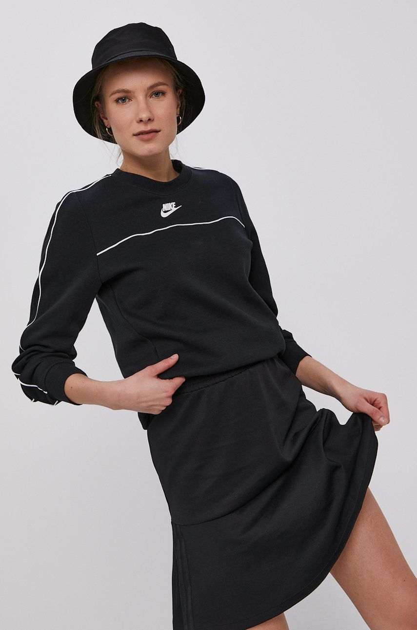 Суитчър Nike Sportswear Millenium Essentials Fleece Crew Черно | CZ8336, 0