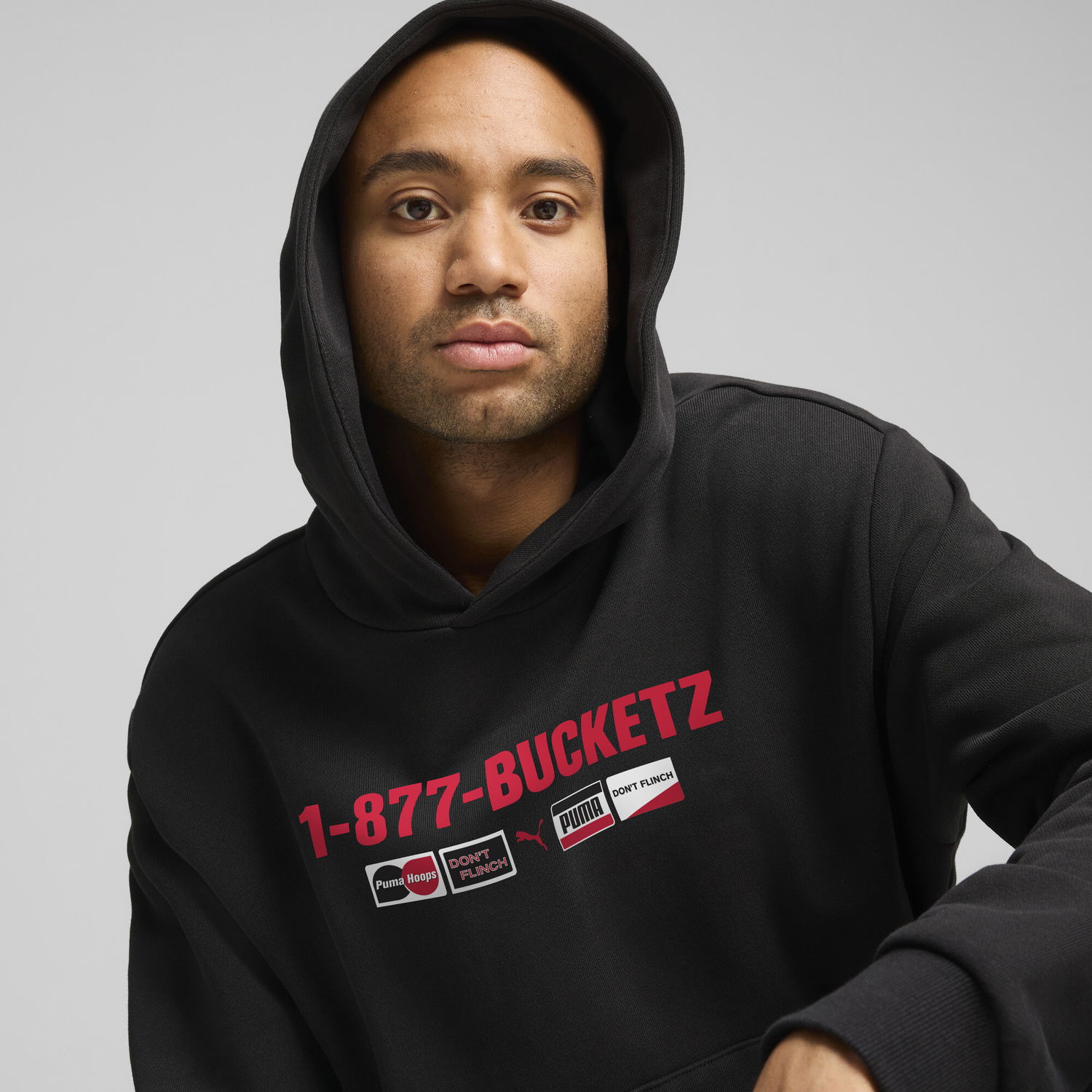 Суитчър Puma Call Us Now Basketball Hoodie Черно | 627152_01, 1