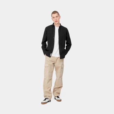 Риза Carhartt WIP L/S Bolton Shirt "Black garment dyed" Черно | I030238_89_GD, 4